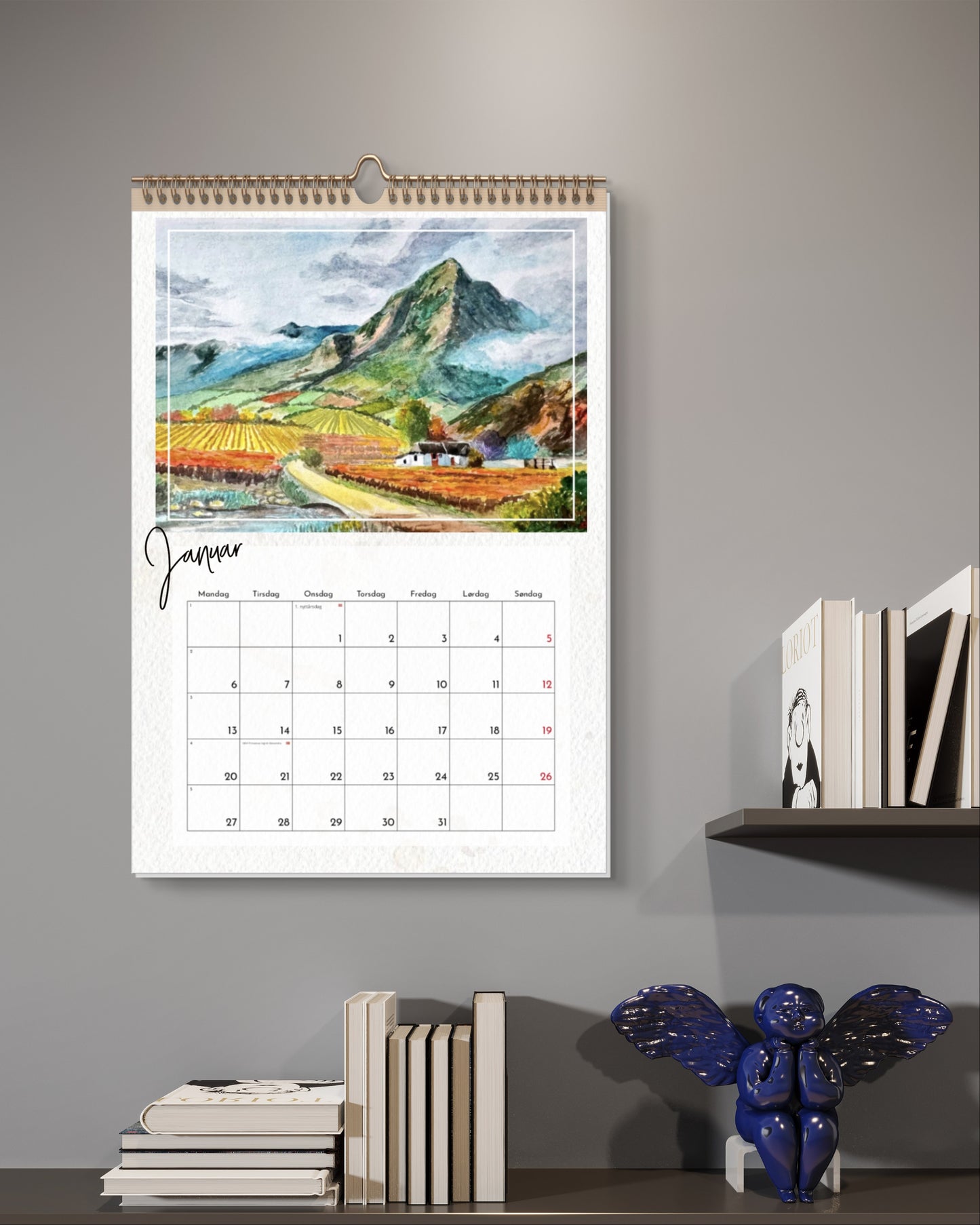 2025 Watercolor Art Calendar